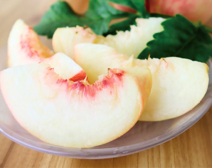 【9-10月限定】パリッと甘い白桃「硬おもい」初登場。硬い桃好きの方に