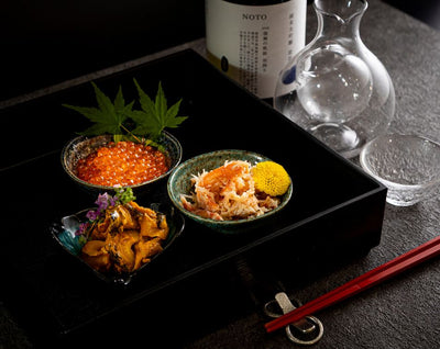 お父さんに贈る、贅沢な晩酌セット初登場。北海道おつまみと日本酒セット。